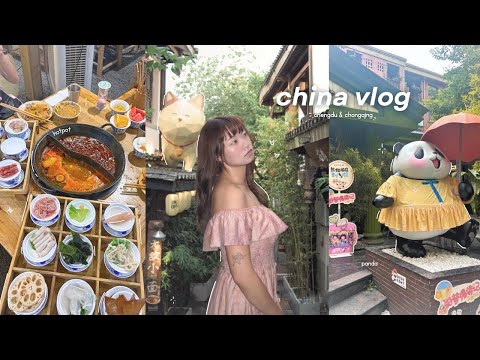 CHINA VLOG 🇨🇳: exploring chengdu & chongqing, giant pandas, what i eat, first frost places etc.