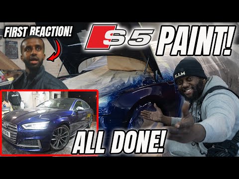 REBUILDING MY SUBSCRIBER'S WRECKED AUDI S5 SPORTBACK - PART 3 | HIS REACTION IS PRICELESS!