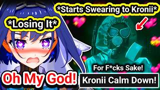 𝗞𝗿𝗼𝗻𝗶𝗶 𝗟𝗢𝗦𝗘𝗦 𝗜𝘁 𝗔𝗳𝘁𝗲𝗿 𝗠𝗮𝘀𝗸𝗲𝗱 𝗚𝘂𝘆 𝗦𝘁𝗮𝗿𝘁𝗲𝗱 𝗦𝘄𝗲𝗮𝗿𝗶𝗻𝗴 𝗮𝘁 𝗛𝗲𝗿【Hololive】