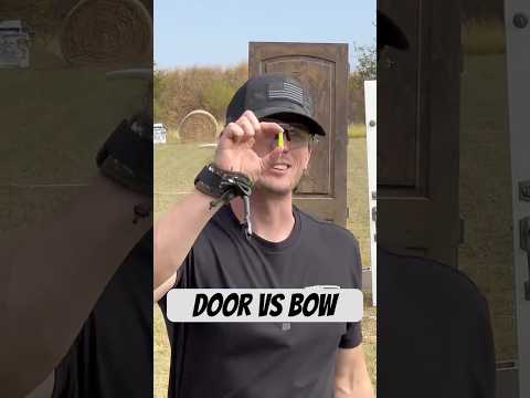 70 lb Compound Bow vs a Solid Wood Door and a Steel Exterior Door
