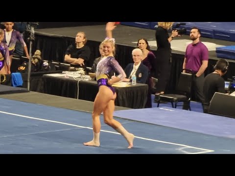 Olivia Dunne (LSU) - 9.850 Floor - Collegiate Quad Utah January 13th 2024