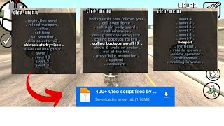 GTA San Andreas 400+ Cleo Script Files for Android