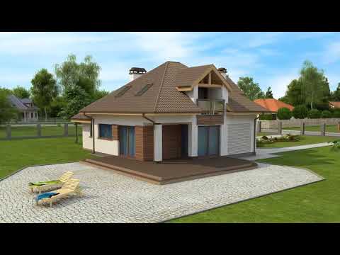 Z145 GP - Gotowy projekt domu piętrowego w tradycyjnym stylu do 110 m2