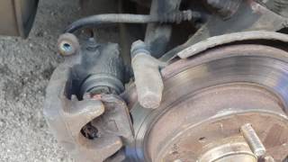 Replacing the Rear Brake Pads on a Volvo S40