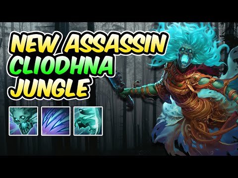 CLIODHNA JUNGLE IS BROKEN - NEW ASSASSIN - SMITE Cliodhna Conquest Gameplay