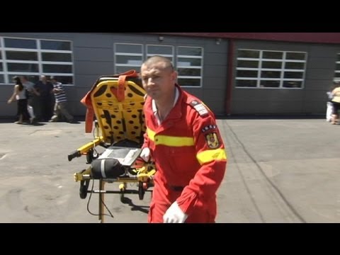 euronews reporter - Romania's 'Men in Red' to the rescue