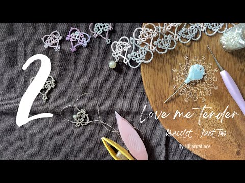Tatting Tutorial for “Tiny Frozen Water Snowflake ” without bead designed by LillianTatLace
