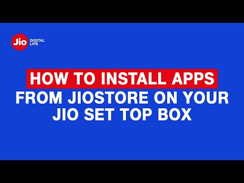 Install apps on Jio Set top box