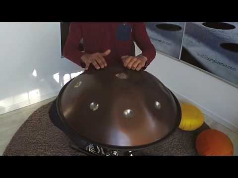 Handpan Spacedrum Evolution® 8 notes (7 + 1) - Low Hitzaz scale - Played by Maxime JEAN