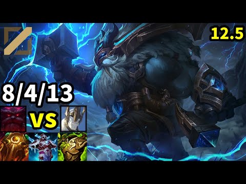 Ornn Mid vs Galio - KR Master | Patch 12.5