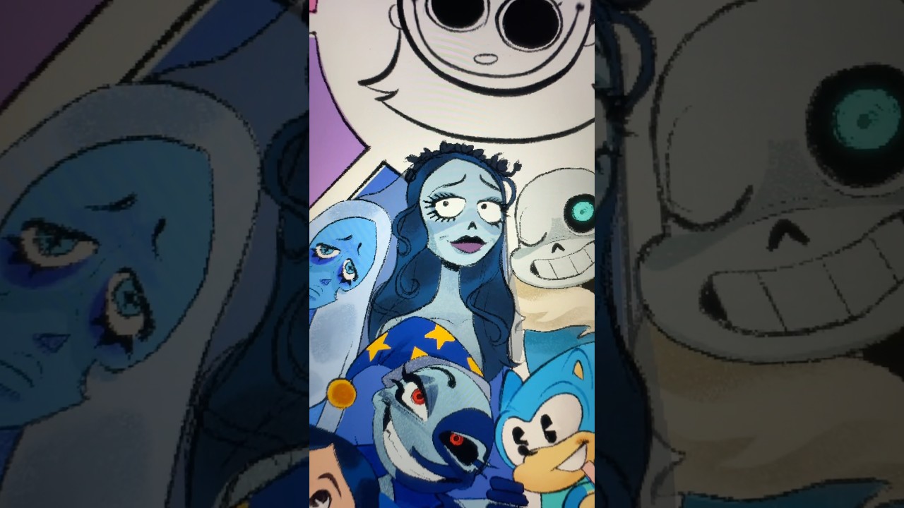 CORPSE BRIDE / Color Wheel Challenge #corpsebride