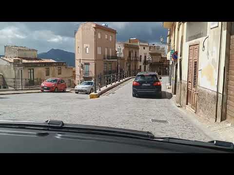 Driving through Caccamo, Sicily