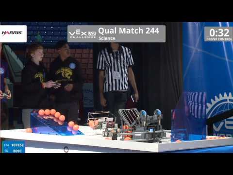 VEX Worlds 2016 - VEXIQ Middle School - Science - Qual 244 (10785Z 809C) 98