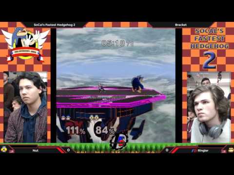 SoCal's Fastest Hedgehogs 2 - Nut (Sheik) vs. Ringler (DK) - SSBM Bracket Pools Singles