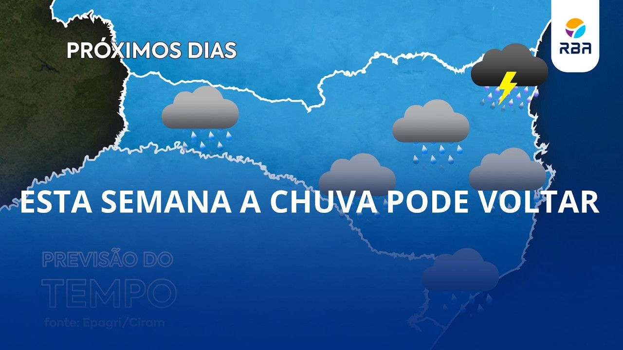 Esta semana a chuva pode voltar