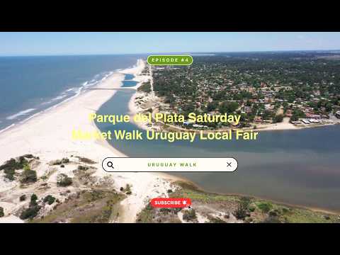 Saturday Market Walk in Parque del Plata, Uruguay | Local Fair in a Coastal Town