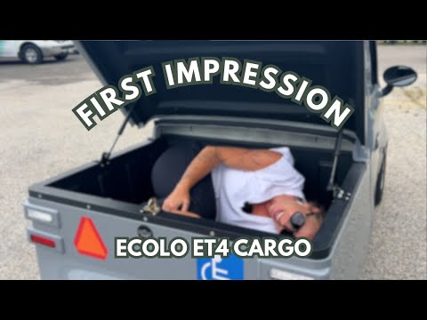 First Impressions | Ecolo ET4 Cargo Enclosed Mobility Scooter
