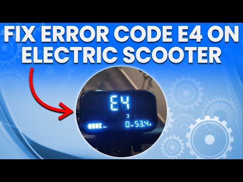 How To Fix Error Code E4 On Electric Scooter(What To Do To Solve Error Code E4 On Electric Scooter?)