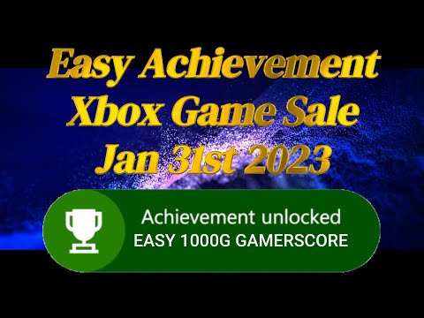 Easy Achievements Xbox Game Sale for Jan 31st.  Give Your Gamerscore a Boost With These Cheap Games