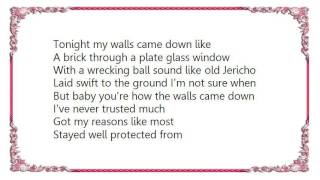 Collin Raye - The Walls Came Down Lyrics
