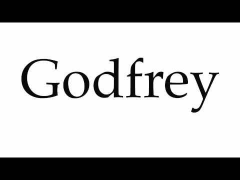 How to Pronounce Godfrey