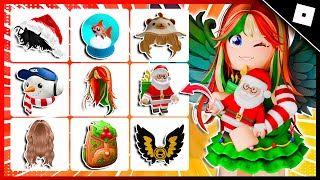 COMO PEGAR 21 ITENS GRÁTIS NO ROBLOX - CABELOS +  ACESSÓRIOS DE NATAL GRÁTIS NO ROBLOX 2025