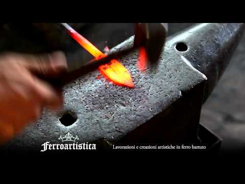 Ferro battuto a mano: la foglia