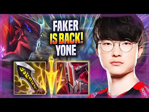 FAKER IS BACK WITH YONE! - T1 Faker Plays Yone MID vs Zoe! | Season 2022