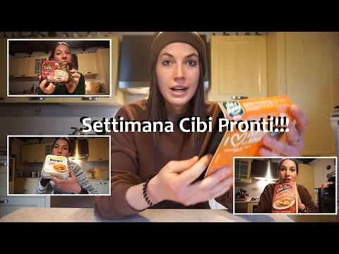 Settimana solo cibi pronti del supermercato!