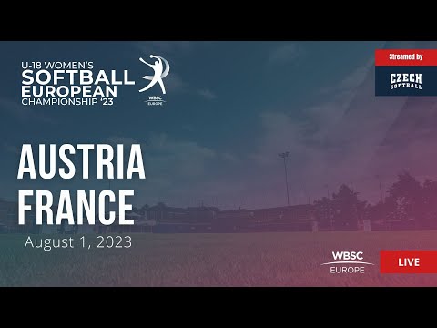 28 U-18 Women's Softball European Championship: Austria VS France