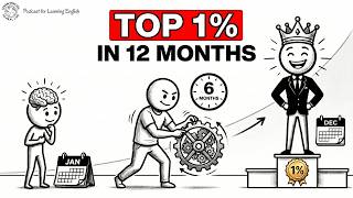 Get Into the Top 1% in the Next 12 Months | B1/B2 English Listening Practice | Learn English Podcast