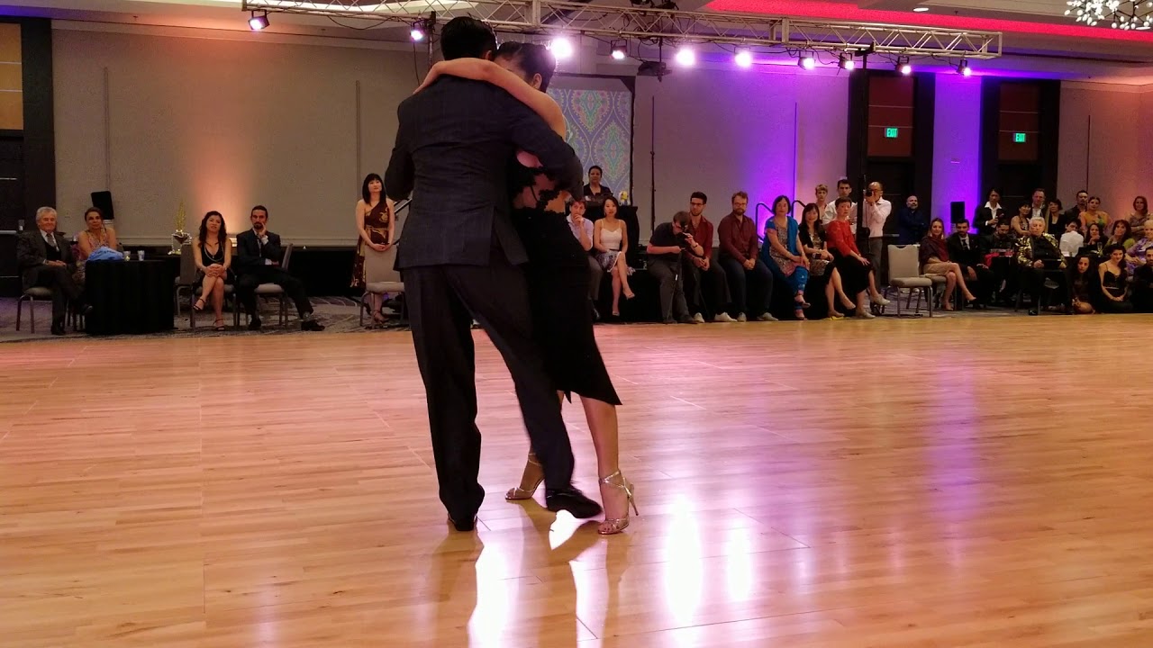 Performance by Clarisa Aragon & Jonathan Saavedra at Nora's tango week on July 1, 2018