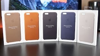 Apple iPhone 6s &amp; 6s Plus Leather Case: Review (All Colors)