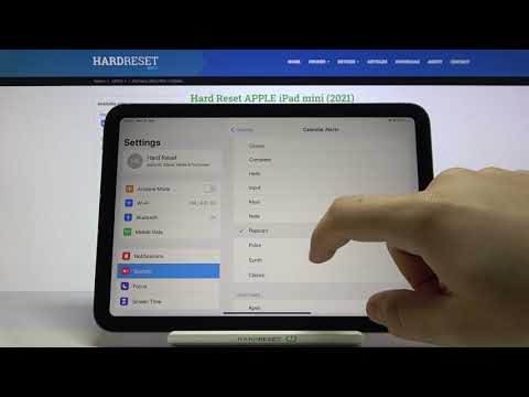 Alarm Tones on iPad Mini 2021 - All Avaliable Tones for iPad