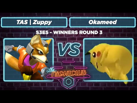 The Nightclub S3E5: Zuppy (Fox) vs Okameed (Pikachu) - WR3 SSBM