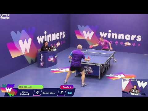 WINners CUP table 2  15.01 Liman Aleksandr - Ziakun Viktor  17:30