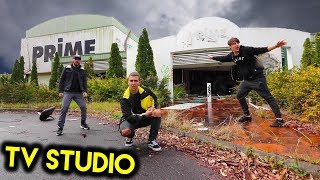 EXPLORING ABANDONED NEWS STATION (w/ Elton & Corey)