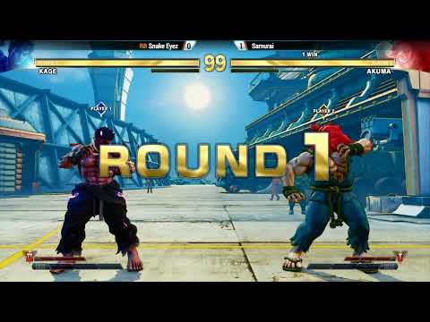 WNF Oakland S2 EP4 SFV Grand Finals Samurai (Akuma) vs RB Snakeyez (Kage)