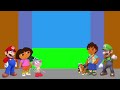 Mario Dora Boots Meeting Up With Diego Luigi At Sodor Park