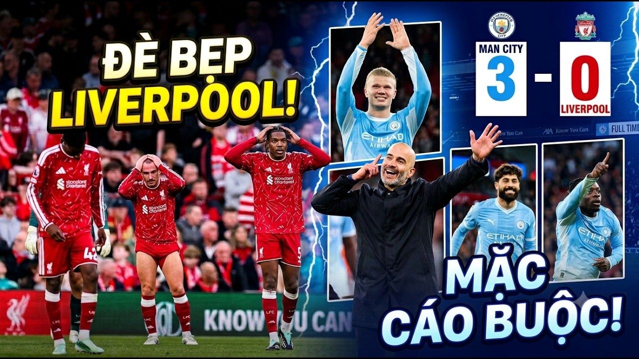Thẻ đỏ tai hại, Liverpool thua trắng Man City ở vòng 6 Ngoại hạng Anh
