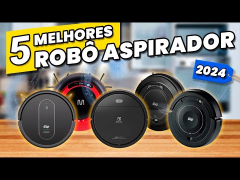 Os 5 MELHORES: ROBÔ ASPIRADOR em 2024!✅ (Melhores Aspirador de Pó Robô)