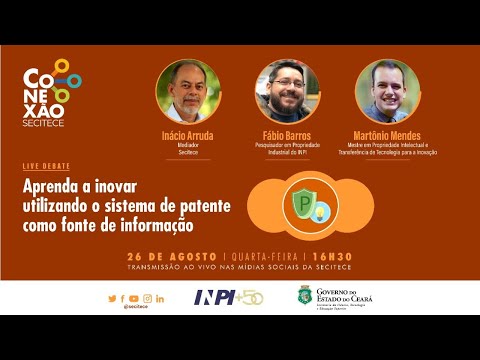Webinar - Aprenda a inovar utilizando o sistema de patente como fonte de informação
