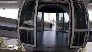 An Epic ride on The tallest Ferris Wheel in the world, The High Roller in Las Vegas.