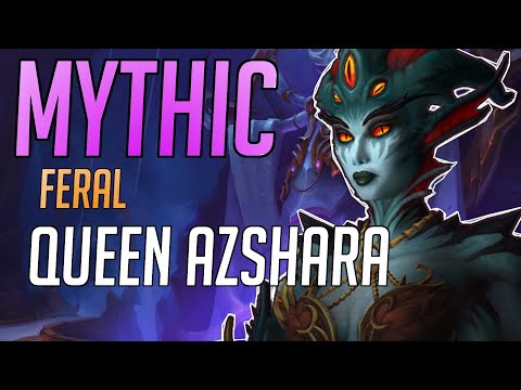 Mythic Queen Azshara | VANQUISH Guild | Feral Druid PoV BEST IN FLORIDA !