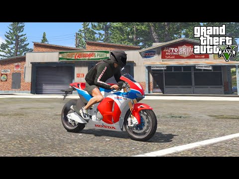 MOTOR BALAP MARQUEZ MOTO GP HONDA RC23 TERKENCANG DI DUNIA - GTA V INDONESIA EPISODE SPESIAL