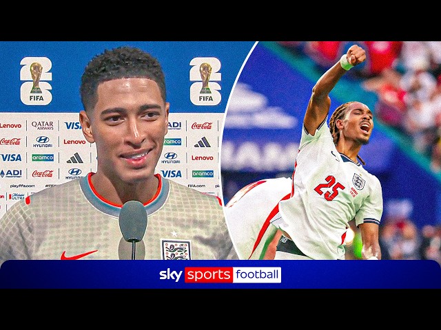 Jude Bellingham, Jordan Pickford and Djed Spence react to England’s HUGE win against Norway 🏴󠁧󠁢󠁥󠁮󠁧󠁿