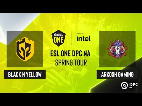Dota2 - Arkosh Gaming vs Black N Yellow - Game 2 - ESL One DPC NA Spring