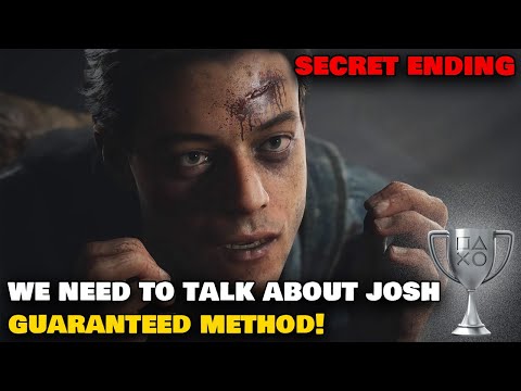 Until Dawn PS5 Remake - We Need to Talk about Josh Trophy/Achievement Guide - Josh New Secret Ending