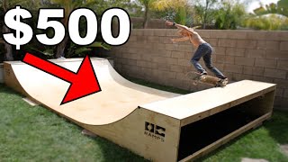 How To Build A Backyard Skatepark For CHEAP!