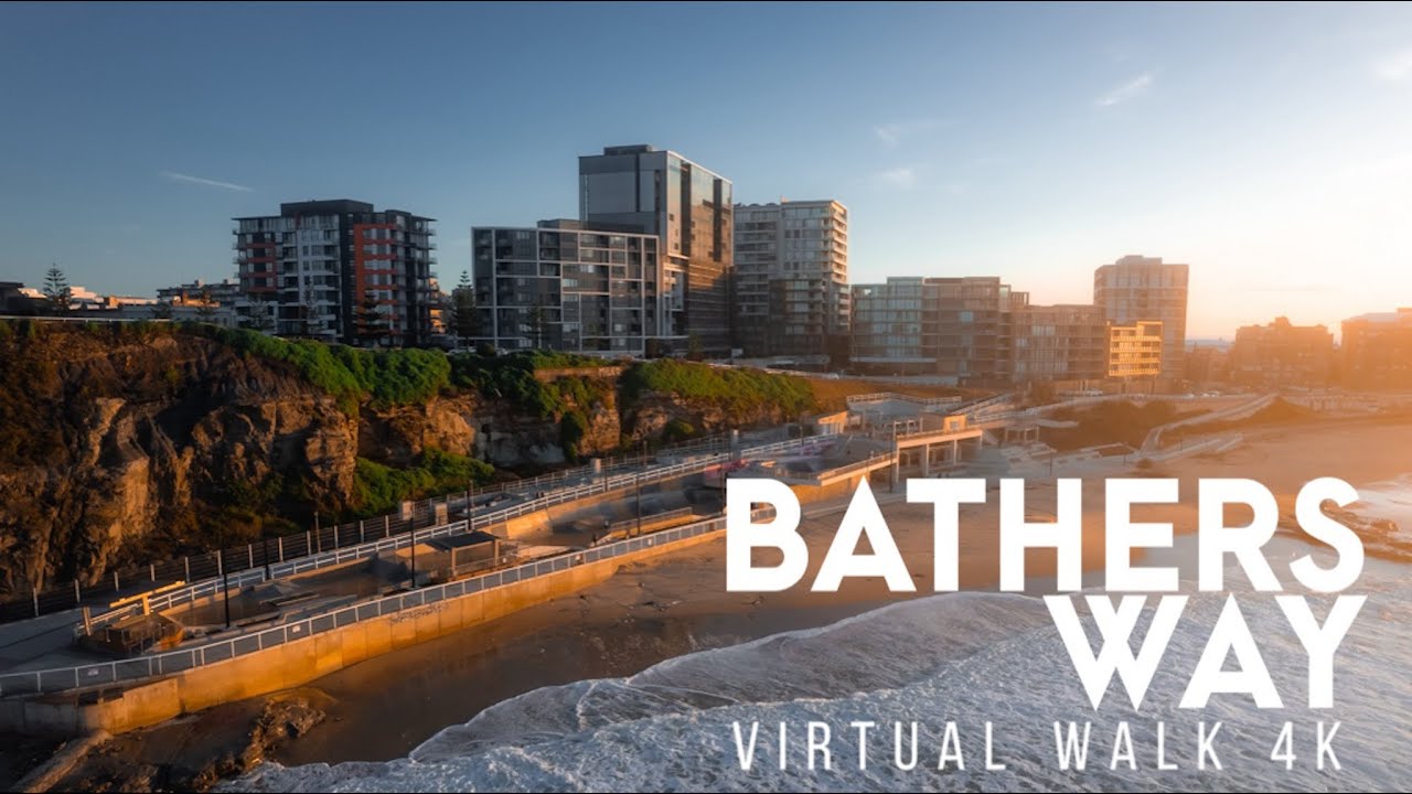 Experience a virtual stroll along Bathers Way Coastal Walk.